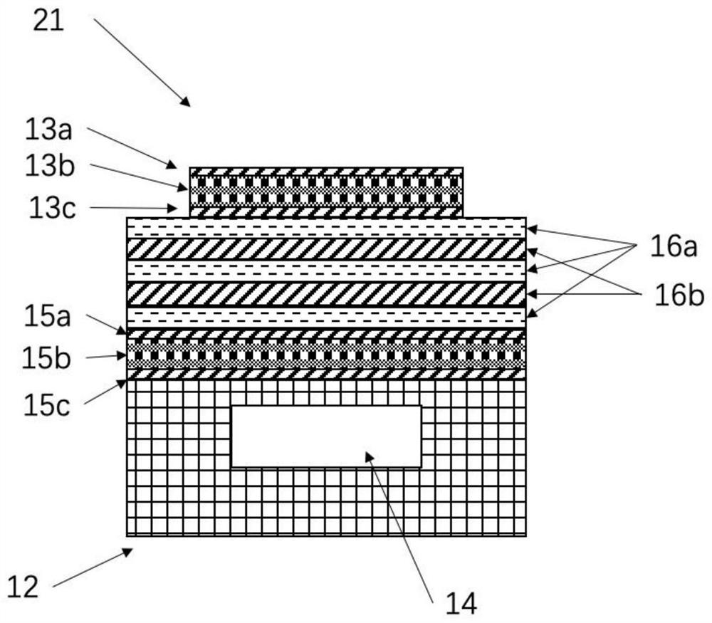 Tunable fixedly-attached bulk acoustic wave resonator