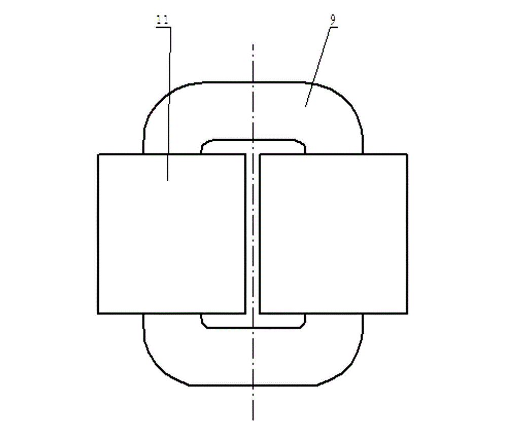 A body structure of AT power roll-core autotransformer