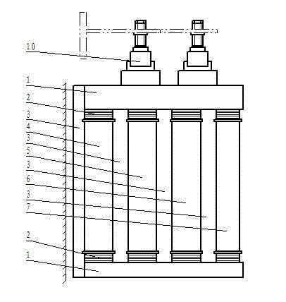 A body structure of AT power roll-core autotransformer