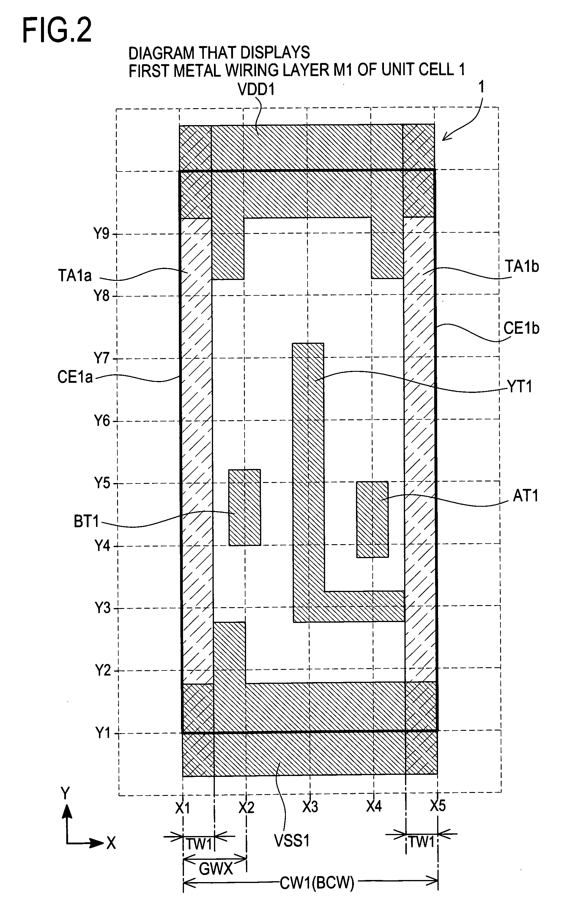 Unit cell of semiconductor integrated circuit and wiring method and wiring program using unit cell