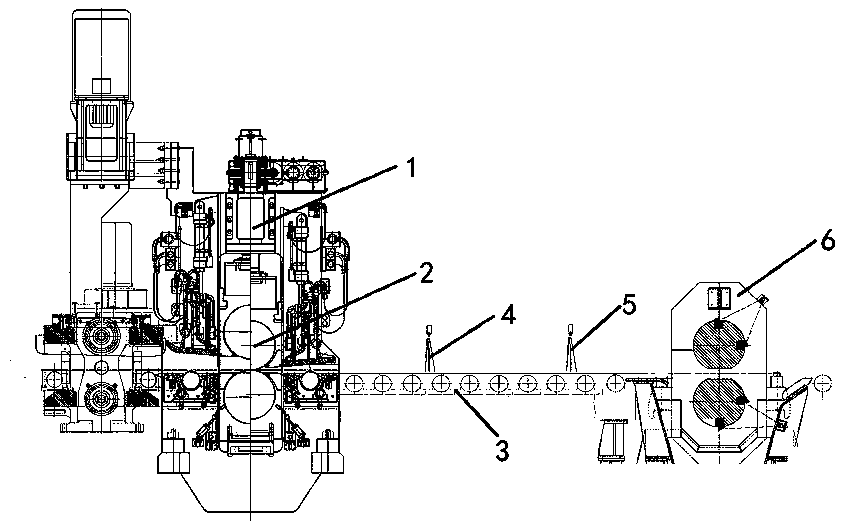 Device and method for preventing head and tail cutting amounts of flying shear from being excessively large