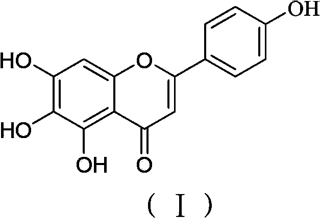 Method for preparing high-purity scutellarein