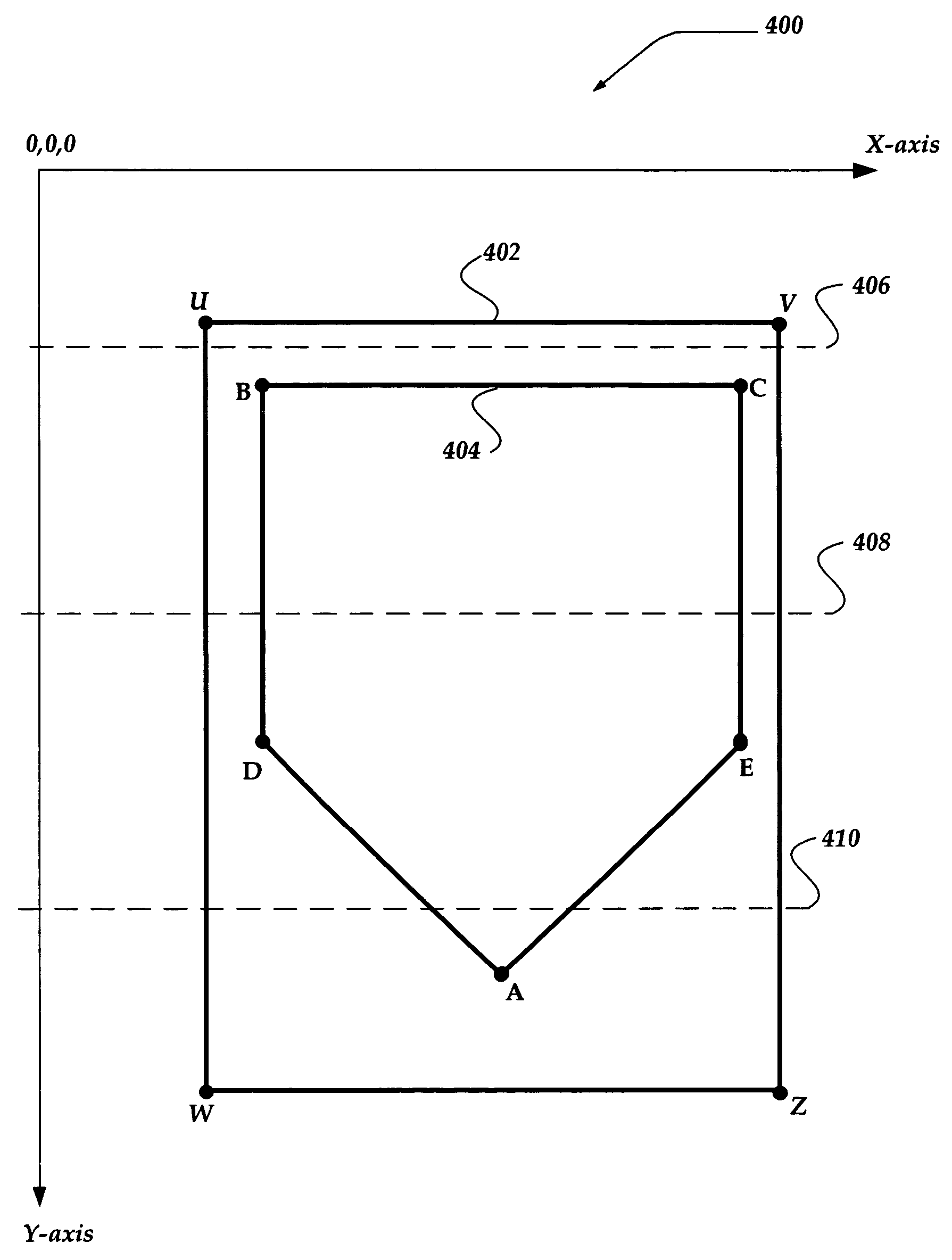Method for accelerated determination of occlusion between polygons