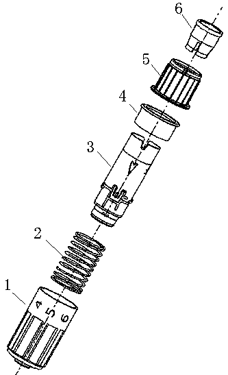 A device for controlling puncture depth and hidden needle and its application method