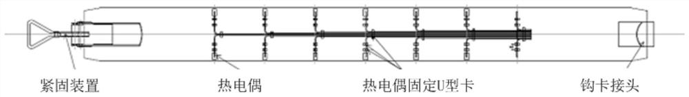 Straight pipeline inner wall surface temperature measurement and transient identification method and computer terminal