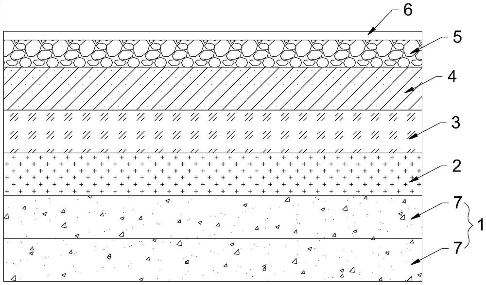 Novel road and construction method thereof