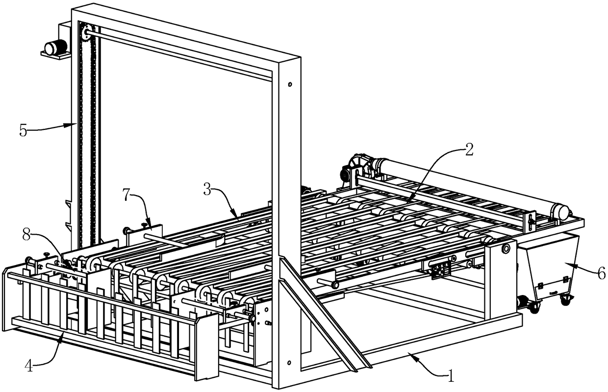 Paper board stacking machine