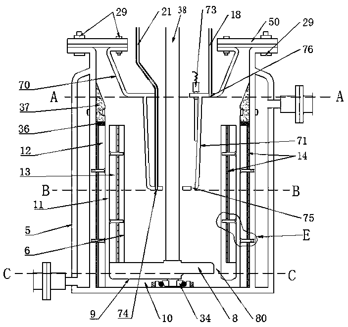 A device and method for preparing water-based graphite by grinding and exfoliating