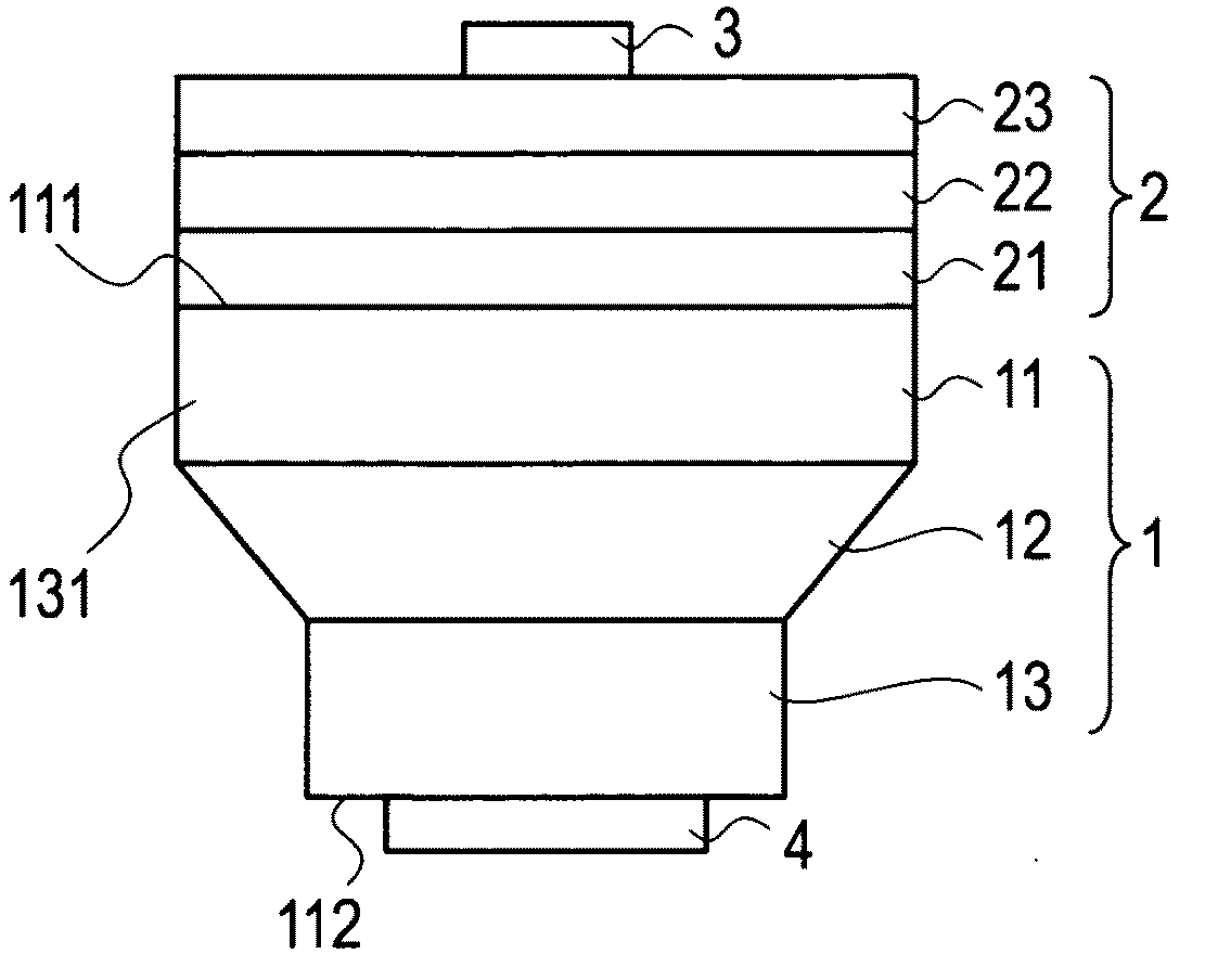Semiconductor device having principal surface of polar plane and side surface at specific angle to nonpolar plane and manufacturing method of the same