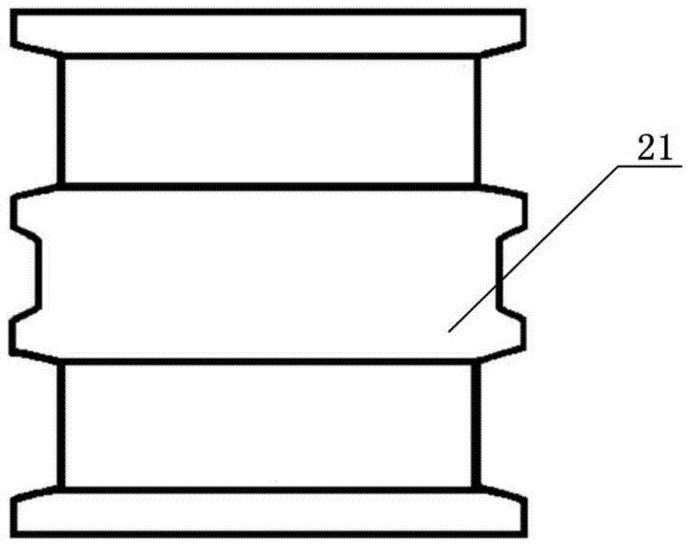 Quenching device for rollers