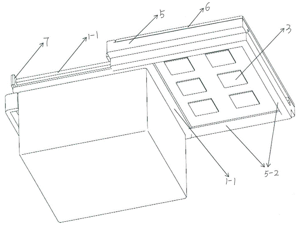 A fruit and vegetable fresh-keeping box and a refrigerator using the fruit and vegetable fresh-keeping box