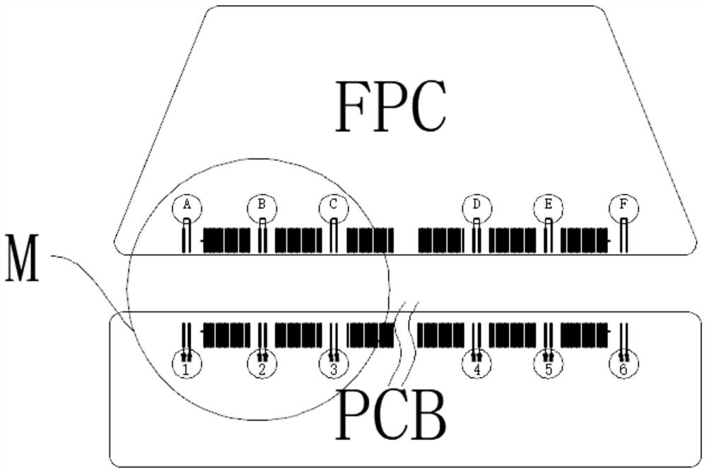 FPC and PCB bonding electrical performance detection method
