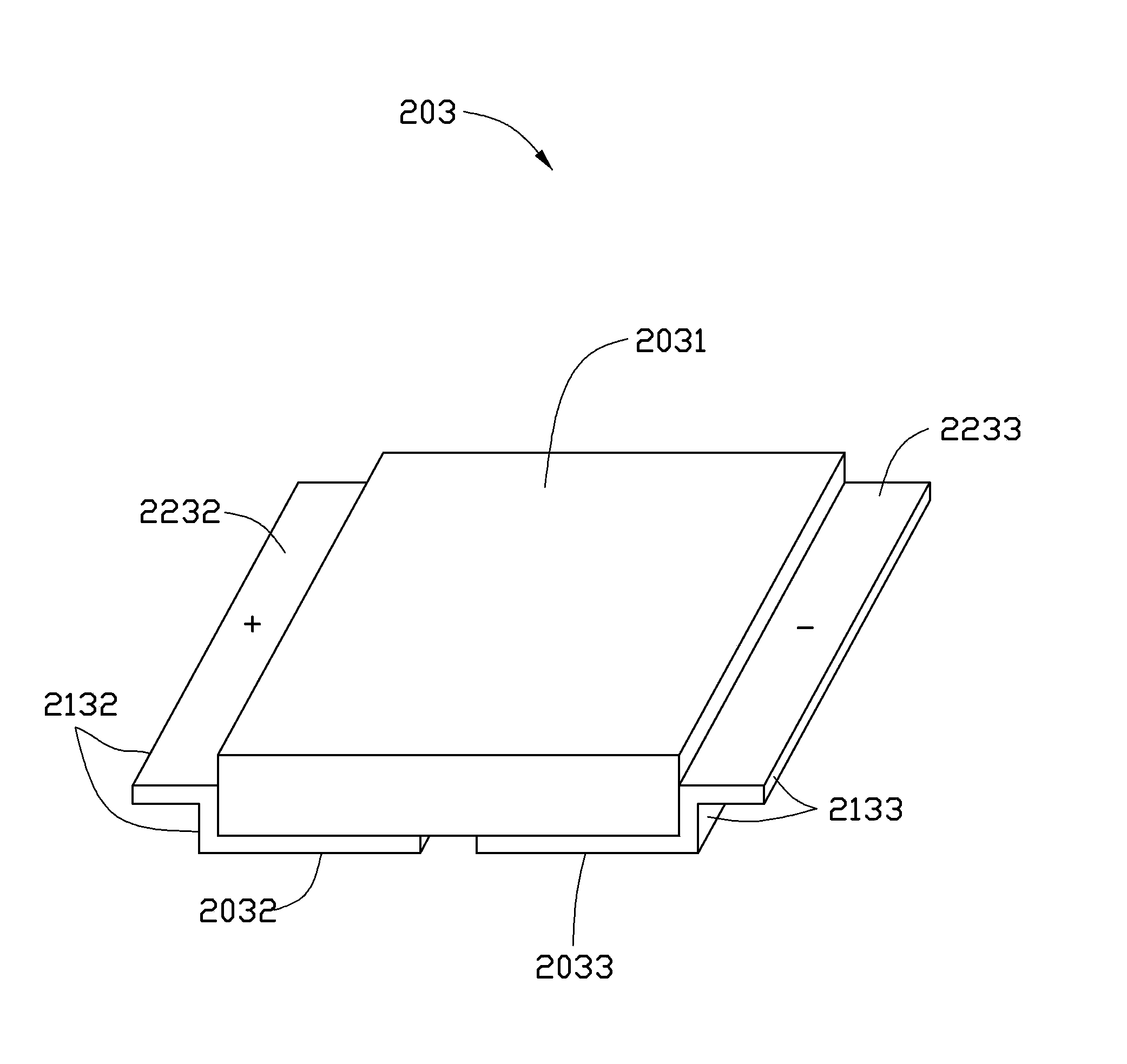 Light-emitting diode detection measuring implement