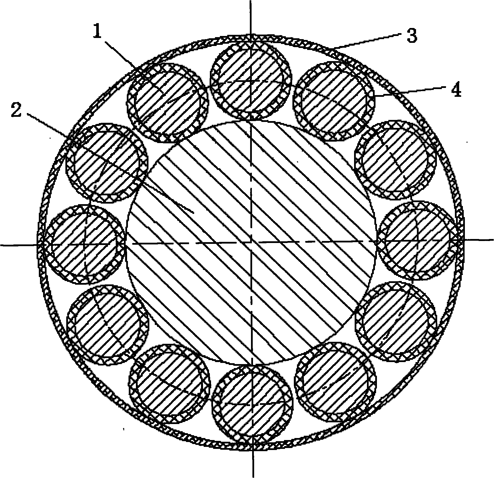 Heat-resistant complex glass fiber sewing thread and preparation method thereof