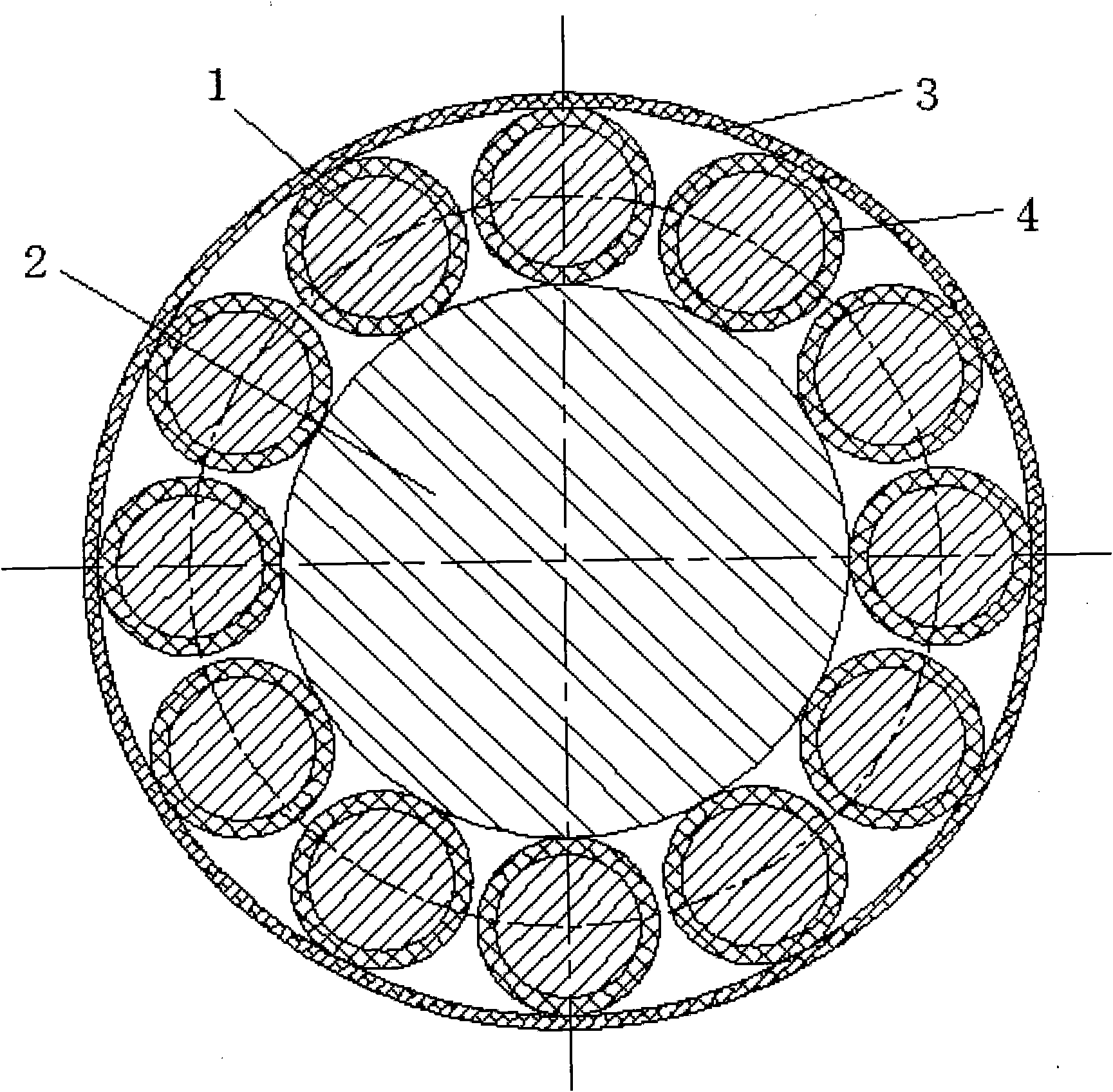 Heat-resistant complex glass fiber sewing thread and preparation method thereof