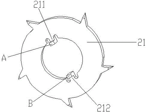 Paper shredding cutting tool and machining device and method thereof