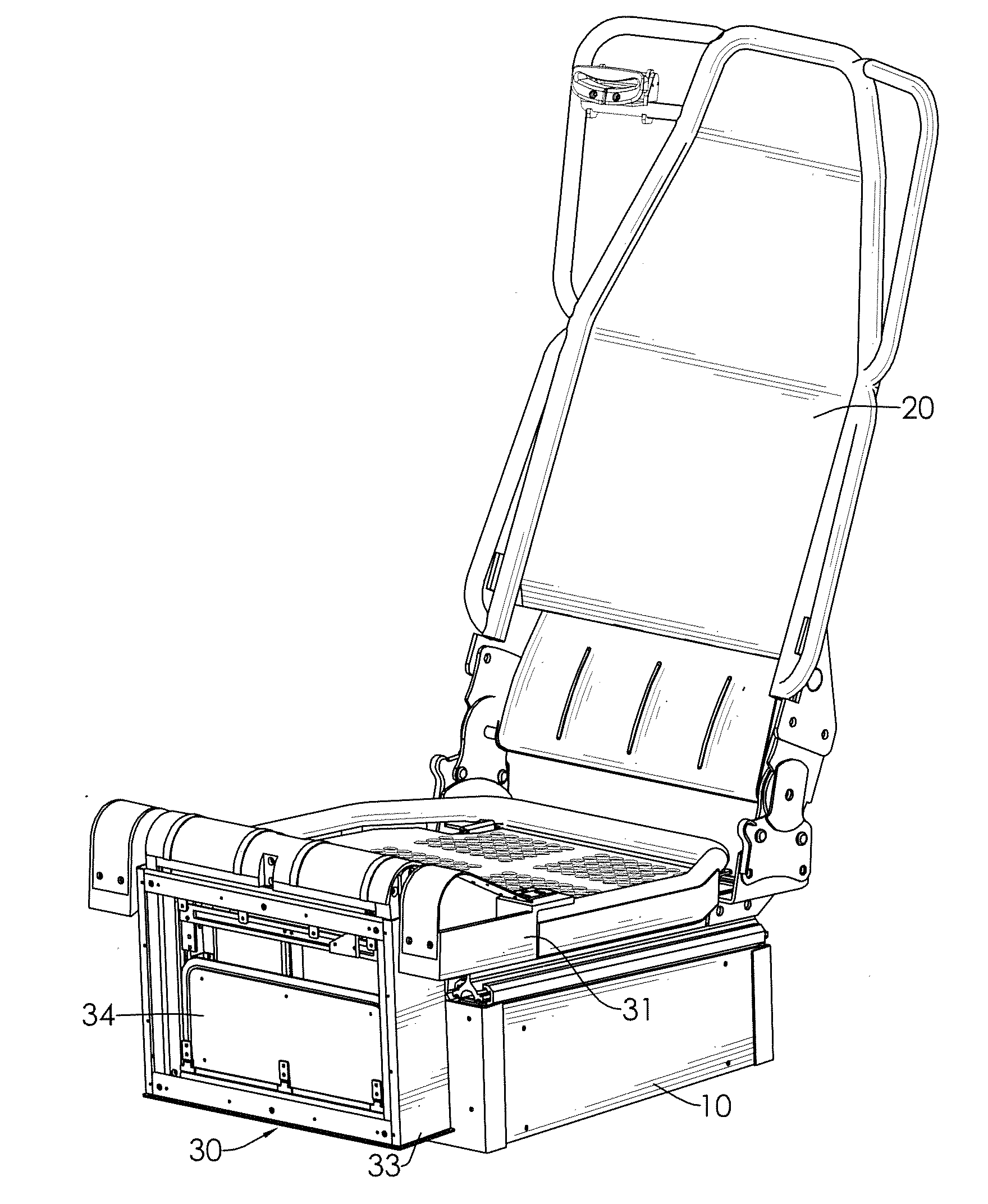 Expandable chair assembly