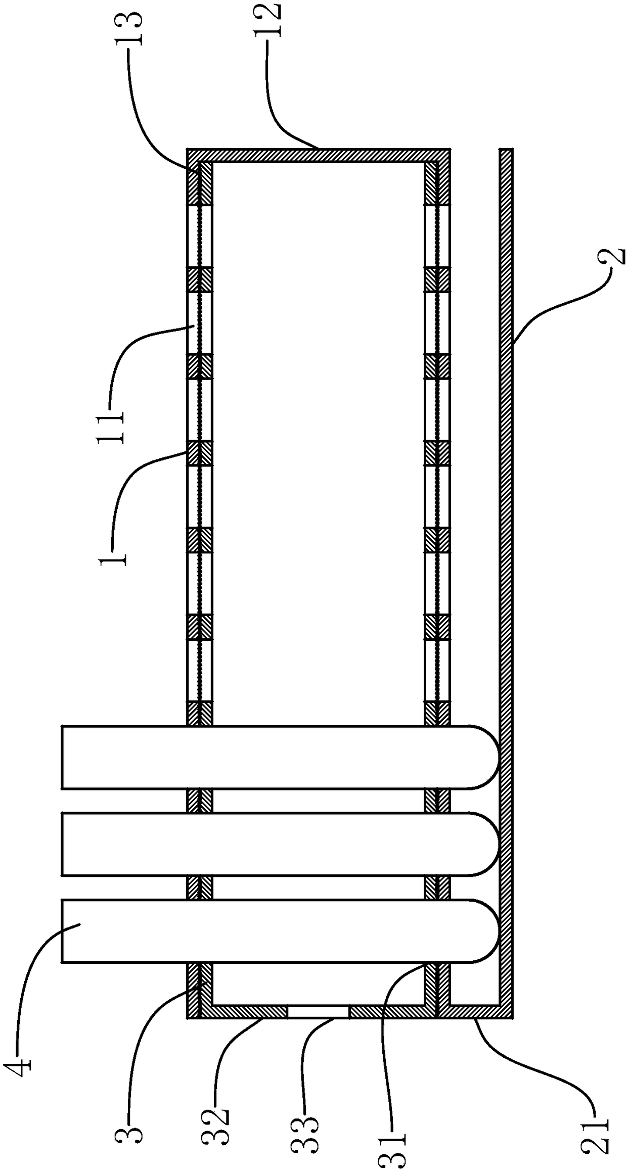 Improved medical test tube rack