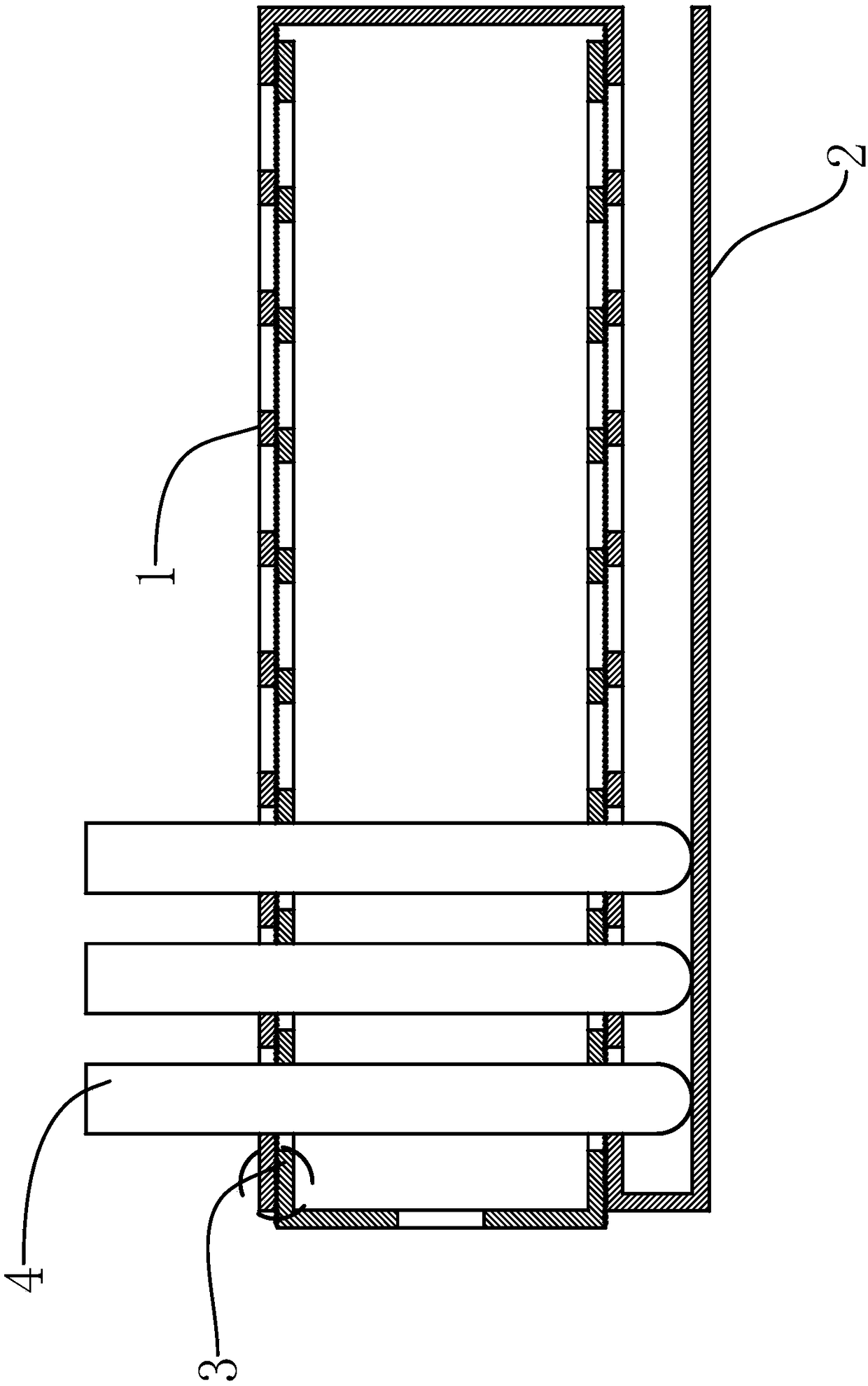 Improved medical test tube rack