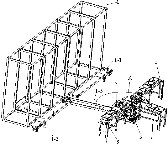 Basket dispensing device