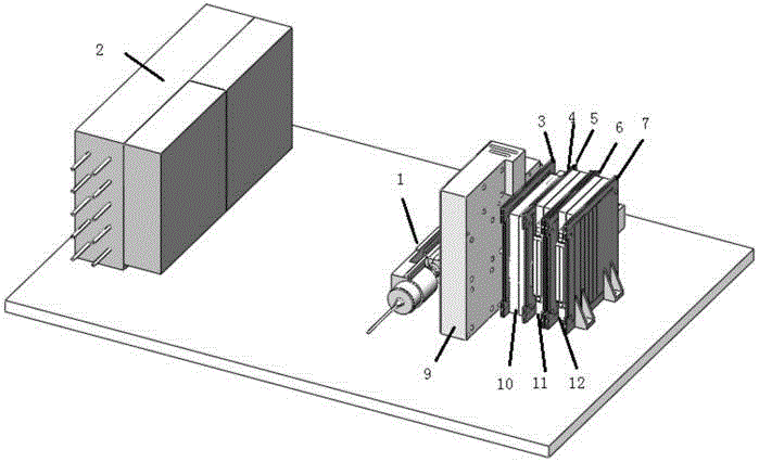 High-efficient radiating system applicable to multiple point heat sources in small space
