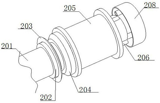 A double-layer fabric quantitative yarn feeding device for carpet weaving