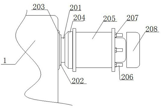 A double-layer fabric quantitative yarn feeding device for carpet weaving