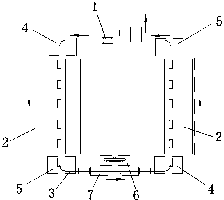 Carding device for hackling machine