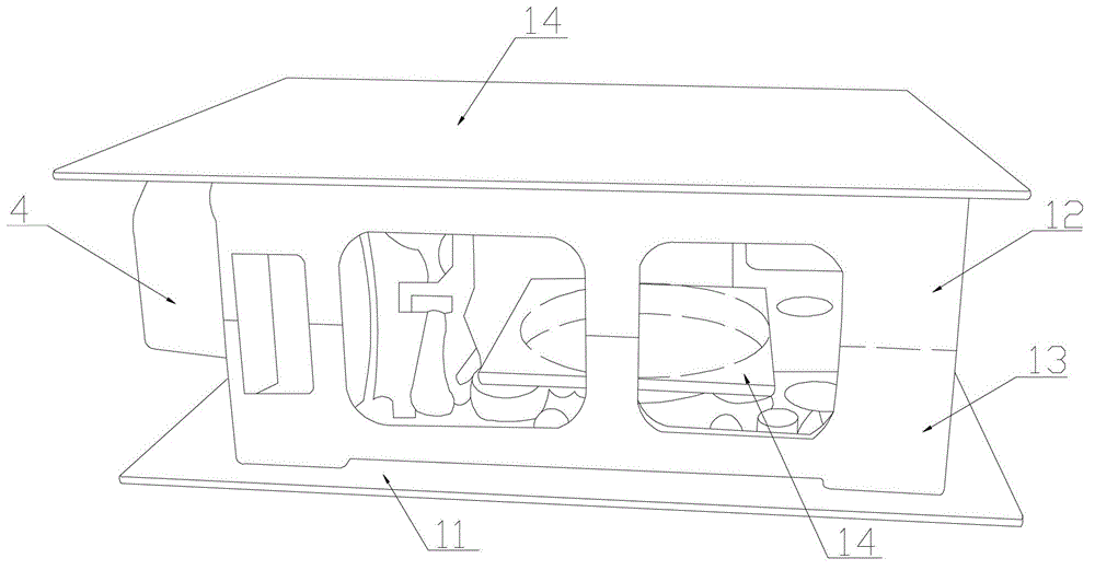 Lost foam casting method of cylinder of single cylinder diesel engine