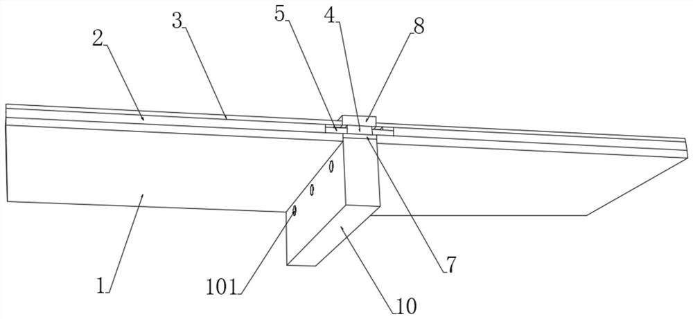 Flexible splicing type aluminum substrate with high thermal conductivity