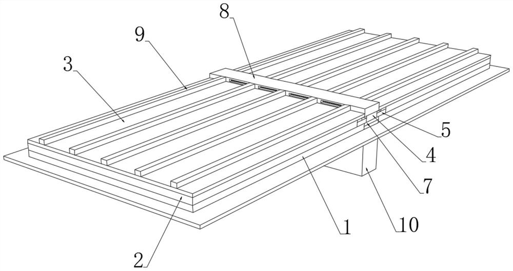 Flexible splicing type aluminum substrate with high thermal conductivity