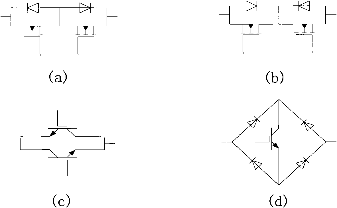 Single-stage forward type high-frequency linked inverter