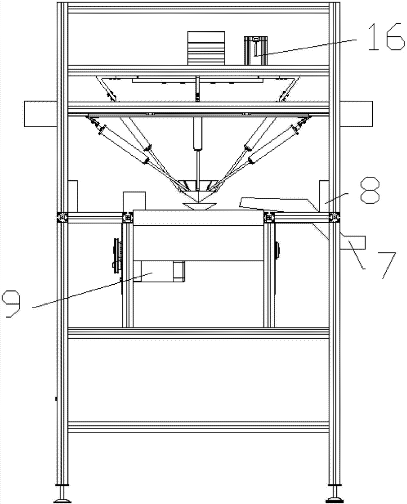 Self-adaptive broccoli automatic slicing machine and slicing method thereof