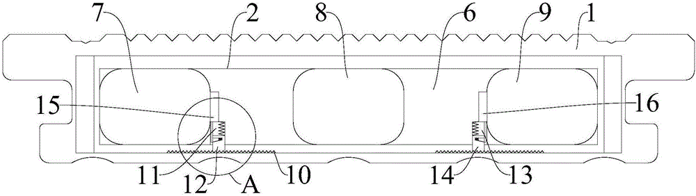 Plastic mold used for wood-plastic path production