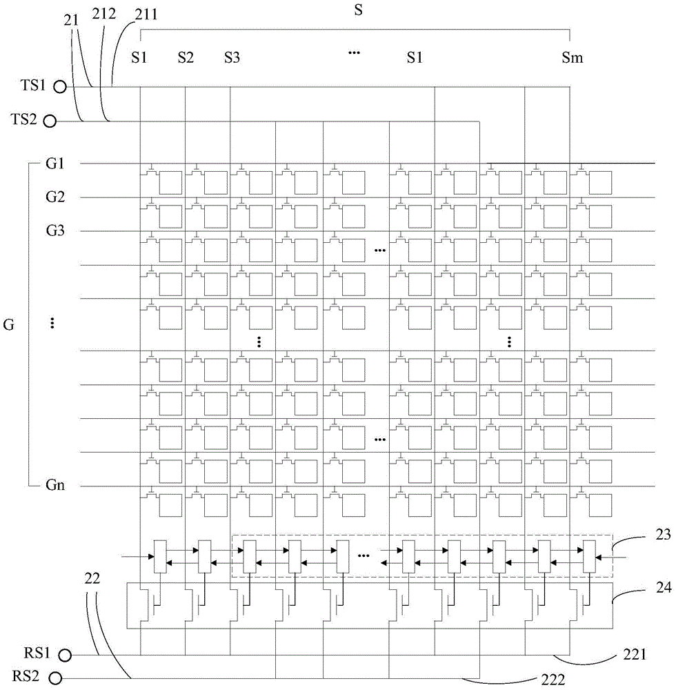 Array substrate, signal line detection method, display panel and display device