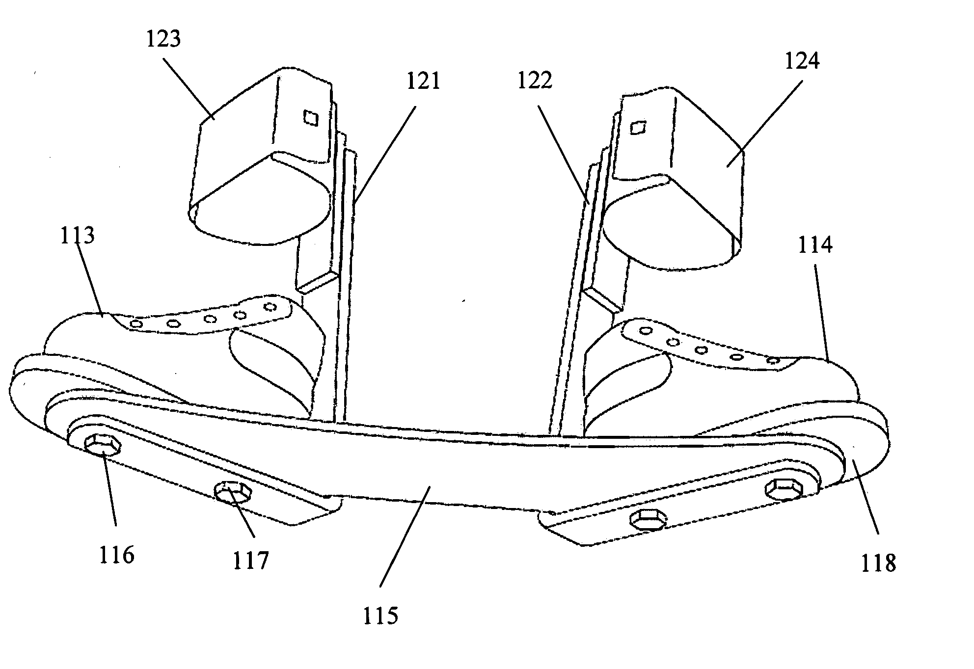 Orthopedic foot splint with an optional posterior strut and cuff