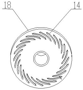 A high-efficiency cleaning device for oil tanks