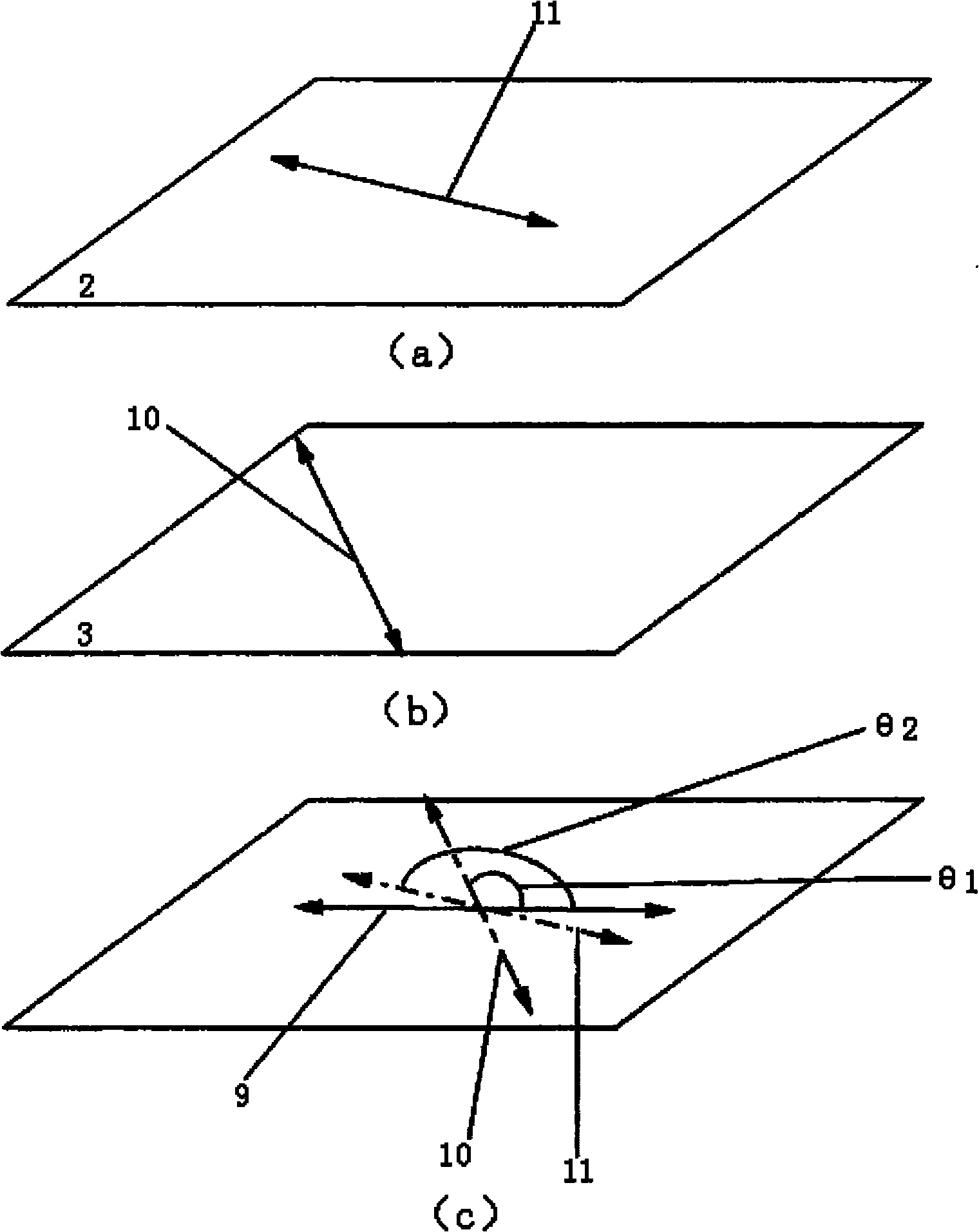 Method and polaroid for viewing movie by three-dimensional polaroid glasses at optional angle