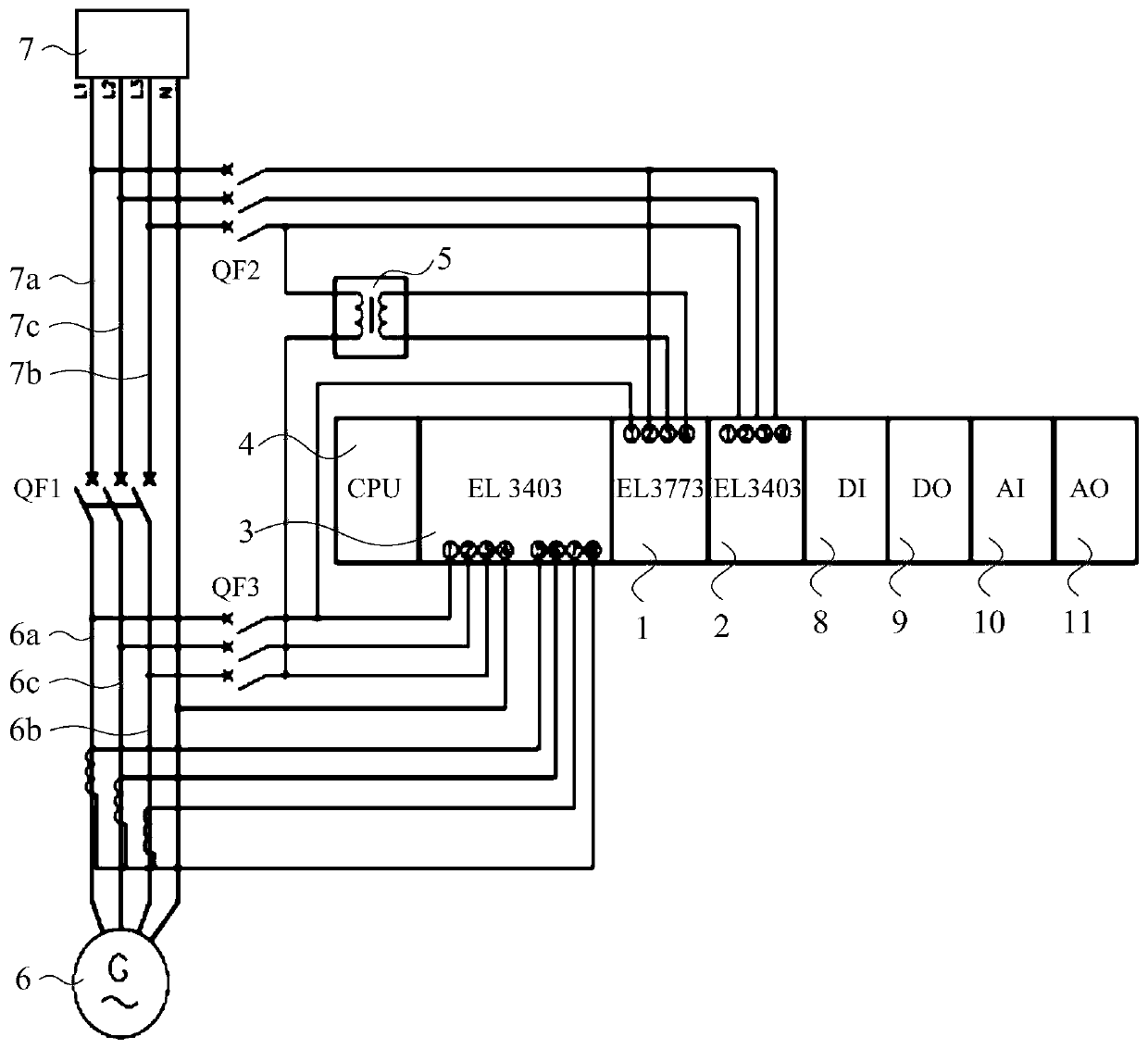 A heat and power cogeneration unit controller