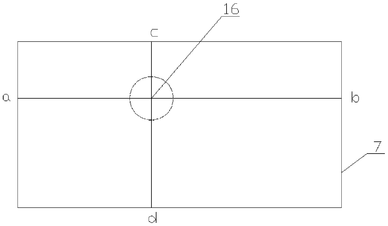 Marking pin device of theodolite, and use method thereof