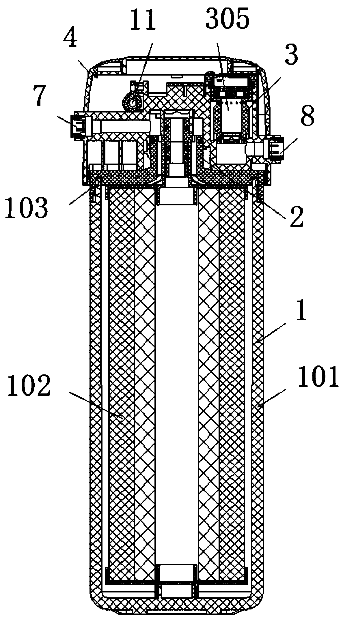 UVC-LED sterilization water purifier