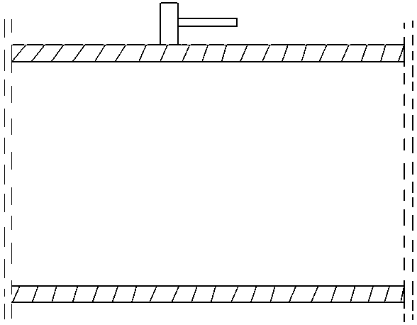 Installation method for increasing valve on pressurized water pipe