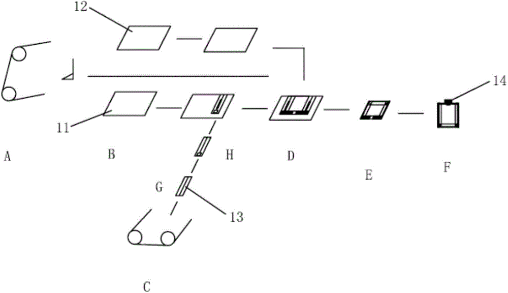 Production method of square-base self-supporting bag with opening