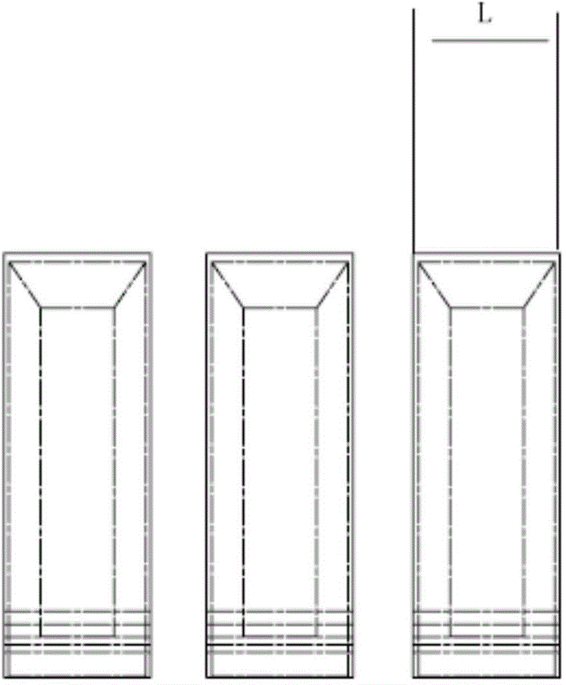 Production method of square-base self-supporting bag with opening