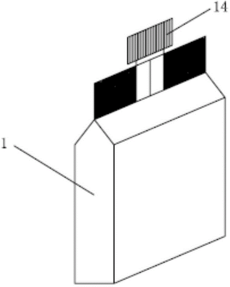 Production method of square-base self-supporting bag with opening