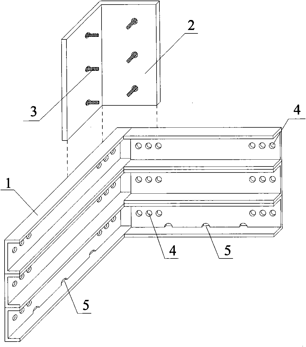 Hollow floorslab template for building