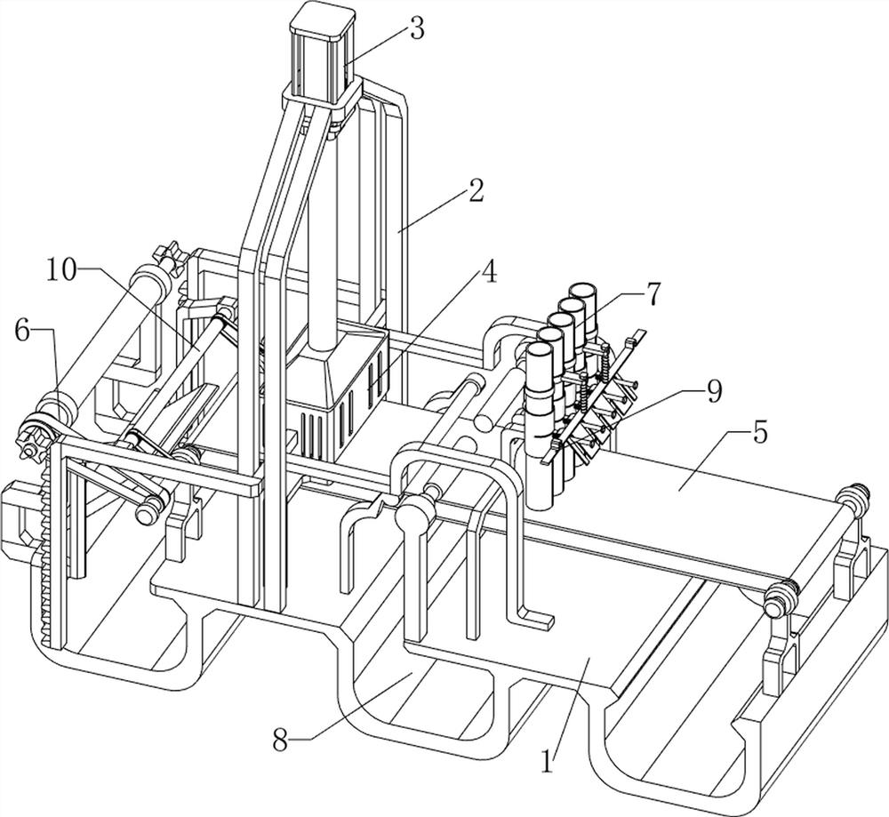 Semi-automatic forming device for watercolor packaging