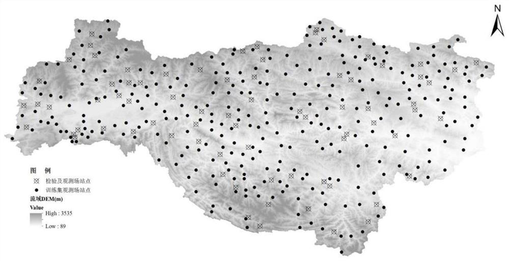 Remote sensing rainfall error correction method and system based on nonlinear classification regression analysis