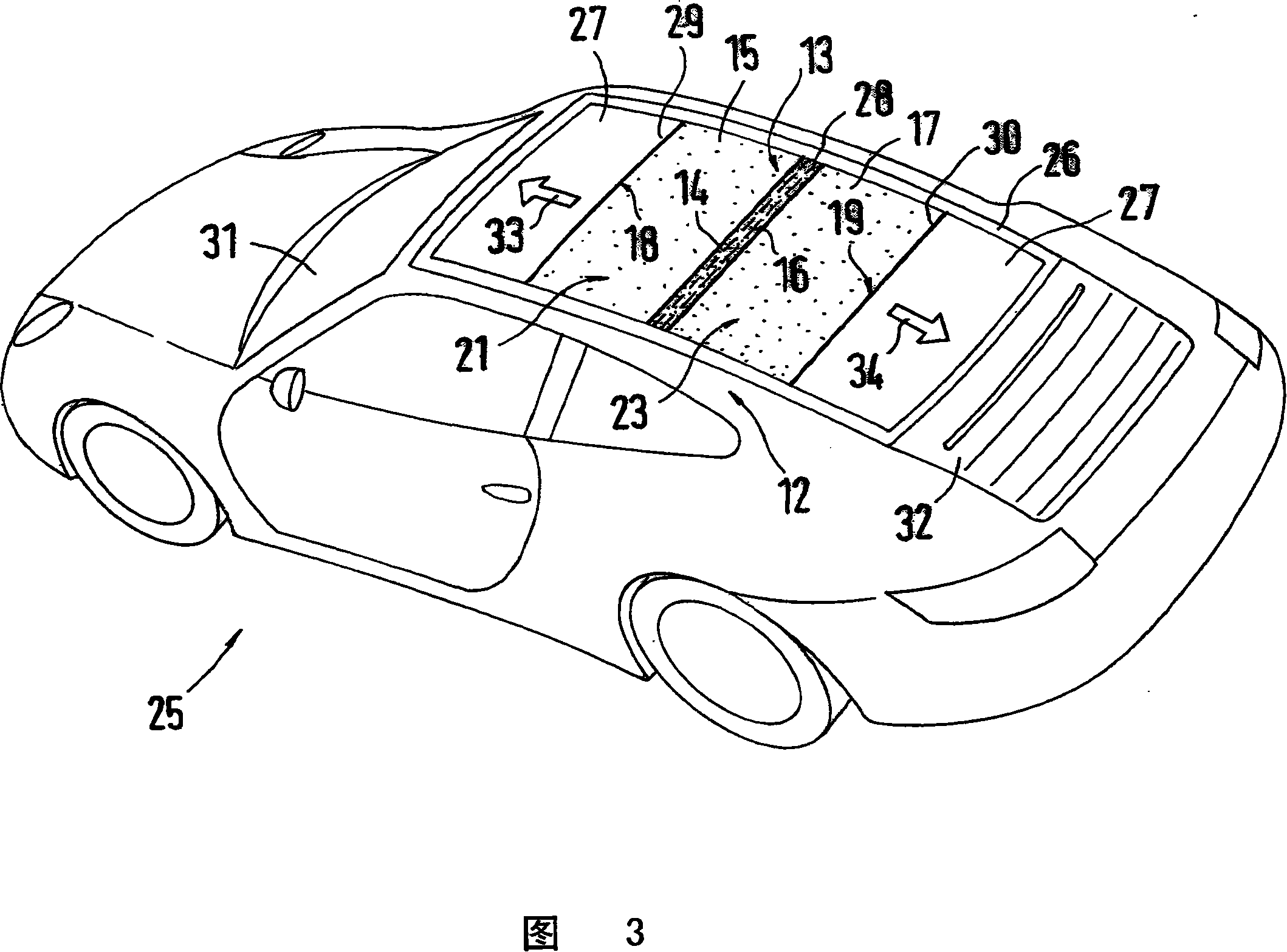 Roller blind device and wind blocker and motor vehicle with a roller blind device