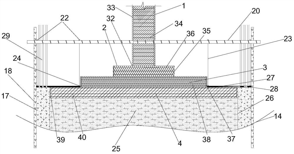 Protection structures of bridge abutment fascines and scour sheet piles and construction method